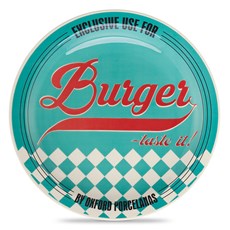 Imagem de PRATO RASO 26CM BURGER BLUE OXFORD PORCELANAS - Oxford Porcelanas S-A