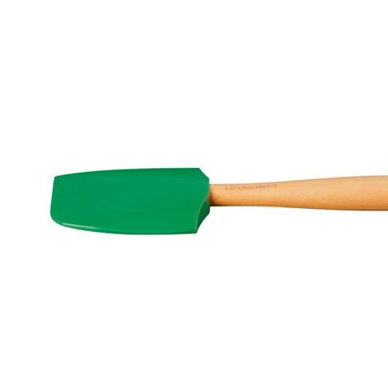 Imagem ESPÁTULA DE SILICONE CRAFT VERDE BAMBOO COM CABO EM MADEIRA 1,5X28,5X5,8 CM  LE CREUSET