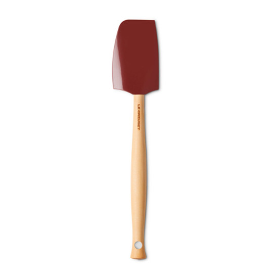 Imagem ESPÁTULA DE SILICONE CRAFT RHONE COM CABO EM MADEIRA 1,5X28,5X5,8 CM - LE CREUSET