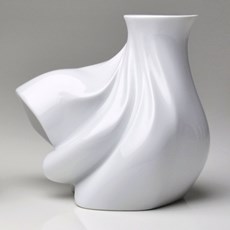 Imagem de VASO VENTO P BRANCO HOLARIA - 6f Decoracoes Exportacao Importacao E Comercio Ltda