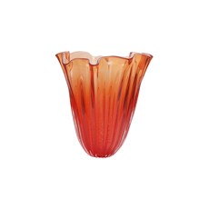 Imagem de VASO COM OURO SEM PÉ VERMELHO DI MURANO  - Studio Cavalli Ind Com Import Export Ltda