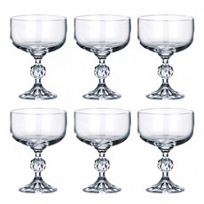 Imagem de JOGO COM 6 TAÇAS CRISTAL ECOL SOBREMESA 200ML SOPHIE BOHEMIA - Full Fit Industria Importacao E Comercio Ltda