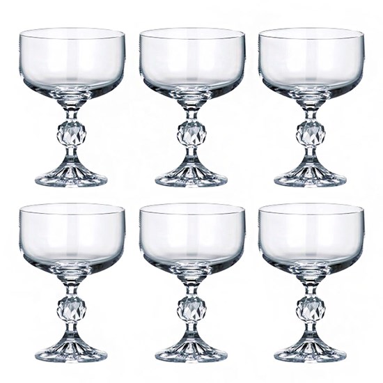 Imagem JOGO COM 6 TAÇAS CRISTAL ECOL SOBREMESA 200ML SOPHIE BOHEMIA