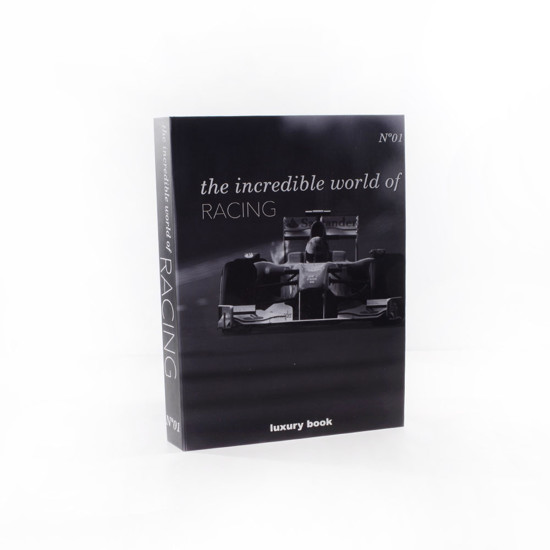 Imagem CAIXA LIVRO DECORARIVA THE INCREDIBLE WORLD OF RACING FULLWAY - GOODS BR 