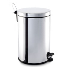 Imagem de LIXEIRA INOX COM PEDAL E BALDE 20 LITROS Ø30X46CM BRINOX - Brinox Metalurgica Sa