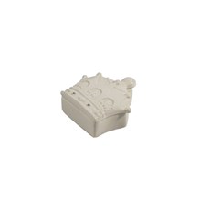 Imagem de PORTA JÓAIS CERÂMICA COROA REAL 8CM BRANCO 37099 GRILLO - Grillo Ltda