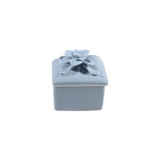 Imagem de PORTA JÓAIS CERÂMICA FLORES 6CM AZUL 39155 GRILLO - Grillo Ltda