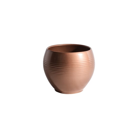 Imagem CACHEPOT MANACOR 14CM BRONZE SK KERAMIC 