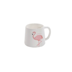 Imagem de CANECA CERÂMICA FLAMINGO 12X9CM BRANCO 42746 GRILLO - Grillo Ltda