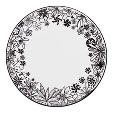 Imagem de PRATO RASO 28CM COUP FLORESTA NEGRA OXFORD PORCELANAS - Oxford Porcelanas S-A