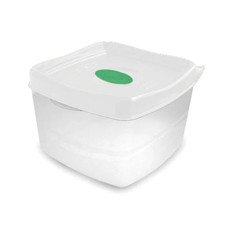 Imagem de POTE QUADRADO WAVE PARA FREEZER E MICROONDAS 2,8L BRANCO - Industria De Plastico Do Vale Do Itajai Ltda