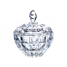 Imagem de BOMBONIERE EM VIDRO AQUAMARINE 19,5X17,5CM  - Dayhome Comercial Ltda