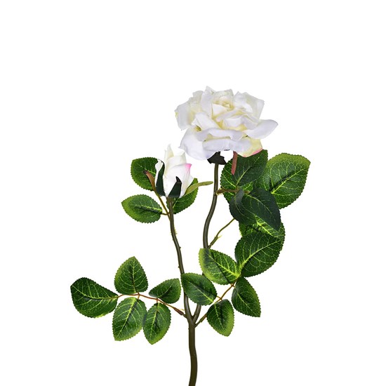 Imagem ROSA E BOTÃO X2 40CM CREME 42979 GRILLO