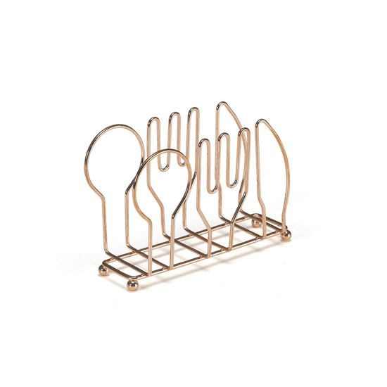 Imagem PORTA GUARDANAPOS LINHA QUERIDA 14,5CM ROSE GOLD