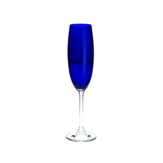 Imagem de JOGO COM 6 TAÇAS PARA CHAMPAGNE CRISTAL ECOLÓGICO 220ML GASTRO COBALTO BOHEMIA - Rojemac Impotacao E Exportacao Ltda