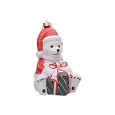 Imagem de ORNAMENTO URSO NATALINO 13CM  - M.S.W Comercial Ltda