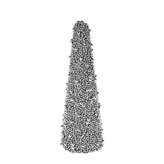 Imagem ÁRVORE NATALINA DECORATIVA 22CM PRATA 44946 GL HOME 