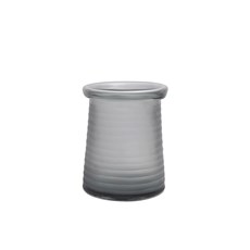 Imagem de VASO DE VIDRO DECOR CINZA FOSCO 46880 GRILLO - Grillo Ltda