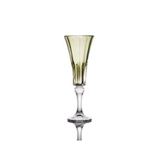 Imagem de CONJUNTO 6 TAÇAS DE CRISTAL ECOLOGICO P/ CHAMPAGNE WELLINGTON VERDE GASTRO BOHEMIA - Rojemac Impotacao E Exportacao Ltda