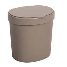 Imagem de LIXEIRA BASIC 2,5 L 17,5 X 15 X 18,2 CM - WARM GRAY COZA - Brinox Metalurgica Sa