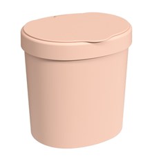 Imagem de LIXEIRA BASIC 2,5L ROSA BLUSH COZA - Brinox Metalurgica Sa