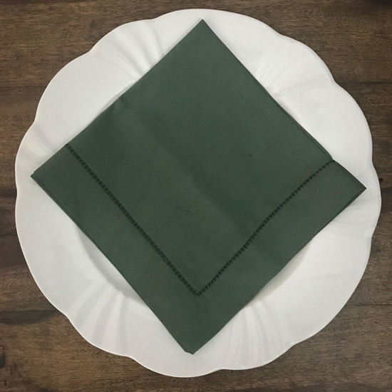 Imagem GUARDANAPO DE TECIDO 40X40 PERCAL VERDE MILITAR