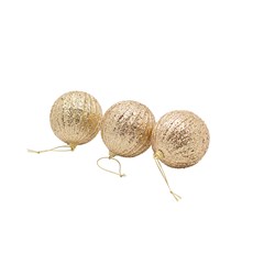 Imagem de BOLA NATALINA 8CM DOURADO 48264 GRILLO - Grillo Ltda