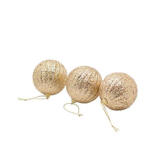 Imagem BOLA NATALINA 8CM DOURADO 48264 GRILLO