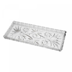 Imagem de TRAVESSA DE CRISTAL DE CHUMBO GLASGOW 34X15X2,5CM LYOR - Coliseu Presentes Ltda