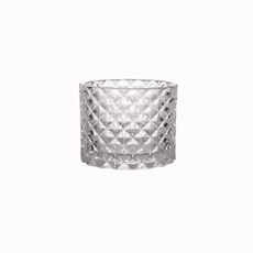 Imagem de PORTA VELAS EM VIDRO TRANSPARENTE 7X6CM MOAS - Moas Ind E Com Imp E Exp Ltda