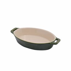 Imagem de TRAVESSA OVAL 17 CM VERDE BASIL CERÂMICA 0,4L STAUB ZWILLING - Zwilling J A Henckels Brasil Prod De Coz E Bel Ltda