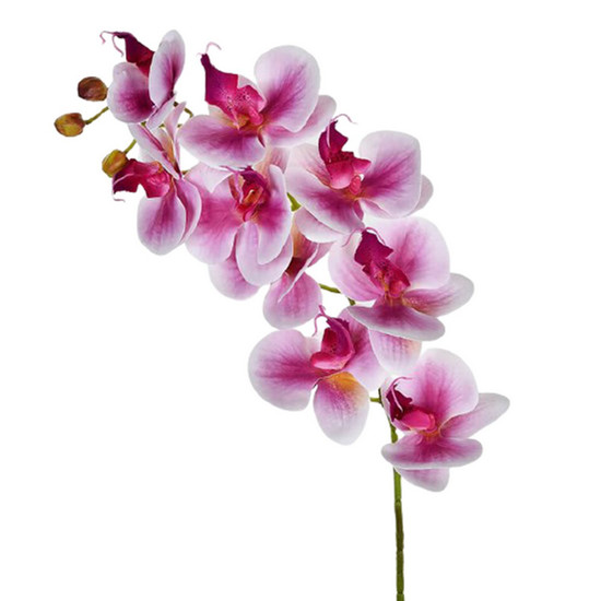 Imagem HASTE ORQUÍDEA 3D X9 EM PVC BRANCO PURPURA 46406 GRILLO