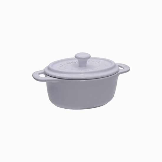 Imagem CAÇAROLA OVAL 11 CM BRANCA CERÂMICA STAUB ZWILLING