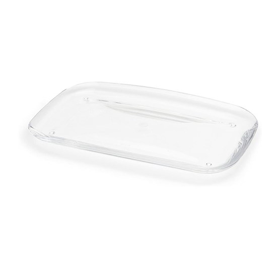 Imagem BANDEJA DROPLET TRAY CLEAR 15X25CM UMBRA