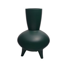 Imagem de VASO TRIPE G VERDE FOSCO 33,5X22,8CM MAZZOTTI - Mzt Home Decor Com Atac Varej Ceramica Ltda Me