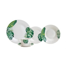 Imagem de APARELHO DE JANTAR 20 PEÇAS DE PORCELANA TROPICAL - Coliseu Presentes Ltda