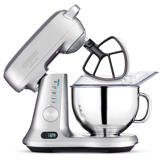 Imagem BATEDEIRA PLANETÁRIA TRAMONTINA BY BREVILLE MIX PRO EM ALUMÍNIO FUNDIDO 840W COM TIGELA INOX 4,7L 