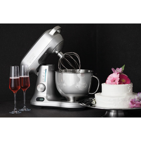 Imagem BATEDEIRA PLANETÁRIA TRAMONTINA BY BREVILLE MIX PRO EM ALUMÍNIO FUNDIDO 840W COM TIGELA INOX 4,7L 