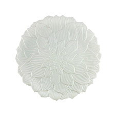 Imagem de SOUSPLAT PORCELANA DAISY BRANCO 33CM WOLFF - Rojemac Impotacao E Exportacao Ltda