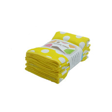 Imagem de PANO DE MICROFIBRA MULTIUSO COM 5 UNIDADES 30X30CM AMARELO 45699 GRILLO - Grillo Ltda