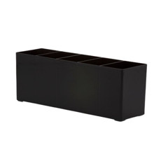 Imagem de ORGANIZADOR DE ACESSÓRIOS PRETO COM  DIVISÓRIA 30X9X11CM PARAMOUNT - Paramount Ind E Com De Plast Ltda