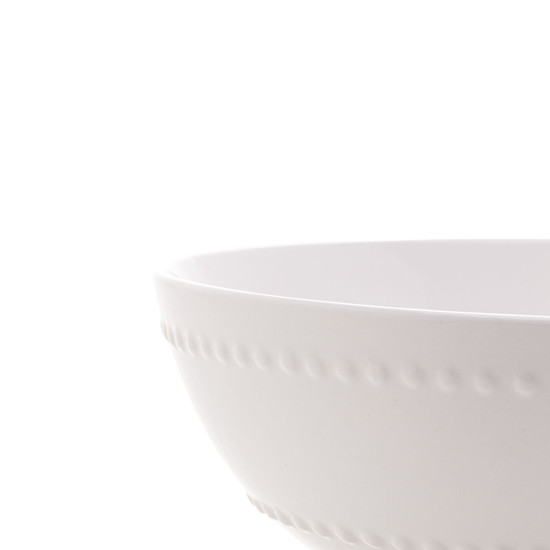 Imagem BOWL DE PORCELANA NEW BONE PEARL BRANCO 15X7CM LYOR