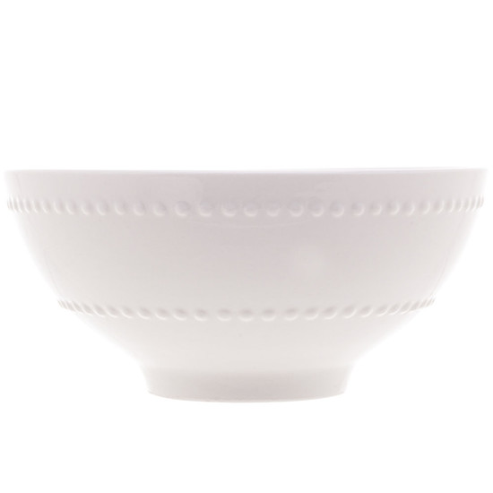 Imagem BOWL DE PORCELANA NEW BONE PEARL BRANCO 15X7CM LYOR