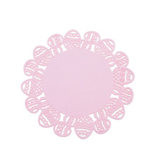 Imagem de JOGO AMERICANO REDONDO BORDA OVO ROB G 40X40CM FELTRO CROMUS - Cromus Embalagem Ind. E Com. Ltda