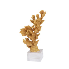 Imagem de ESCULTURA CORAL DE RESINA 29CM CITY IMPORTS - City Imports Com Imp Exp Ltda