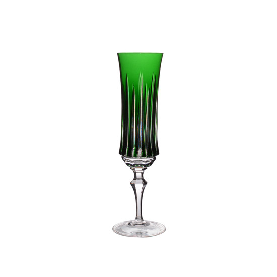 Imagem TAÇA VIVALDE VERDE LAPIDADA PARA CHAMPAGNE 200ML 1 UNID