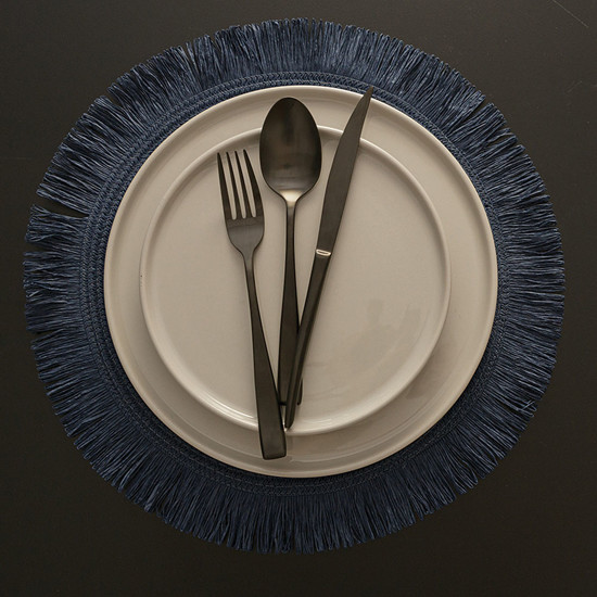 Imagem LUGAR AMERICANO PAPEL AZUL ESCURO 38CM - WOLFF