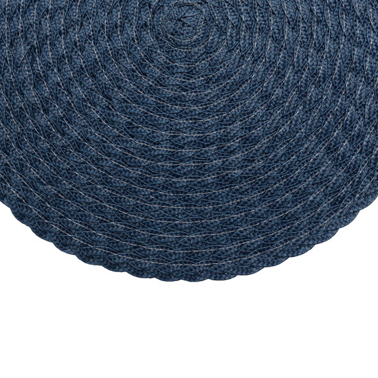 Imagem LUGAR AMERICANO LEAF AZUL ESCURO EM POLIESTER 38CM - WOLFF