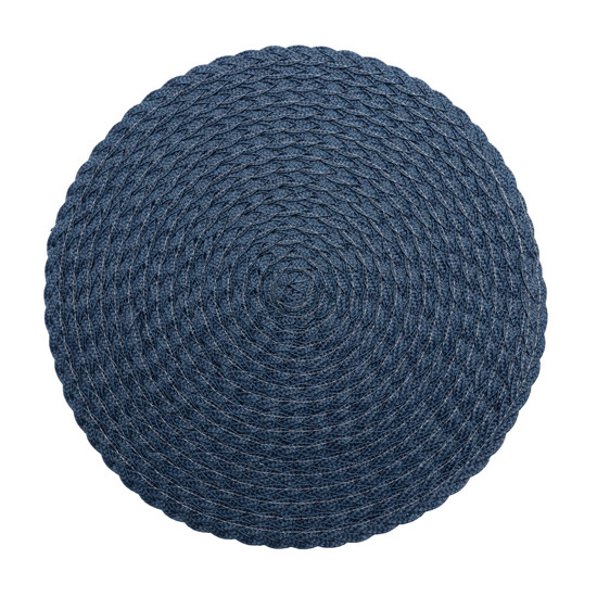 Imagem LUGAR AMERICANO LEAF AZUL ESCURO EM POLIESTER 38CM - WOLFF