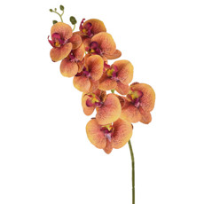 Imagem de HASTE DECORATIVA DE ORQUÍDEA AMARELA EM PLÁSTICO MOLDÁVEL 78X17 CM - GRILLO - Grillo Ltda